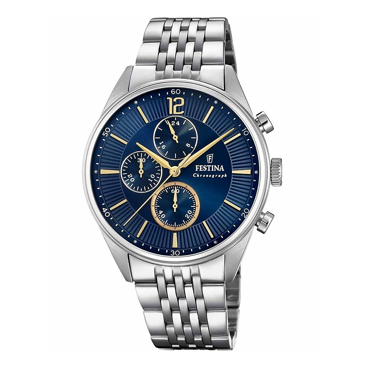Festina Ρολόι Μπαταρίας με Μεταλλικό Μπρασελέ F20285/3