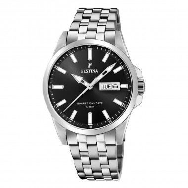 Festina Classic Ρολόι Μπαταρίας με Μεταλλικό Μπρασελέ F20357/4