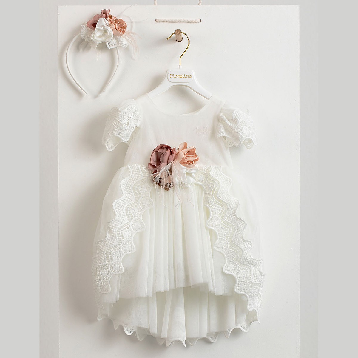 Βαπτιστικό φόρεμα Piccolino Steline Ivory