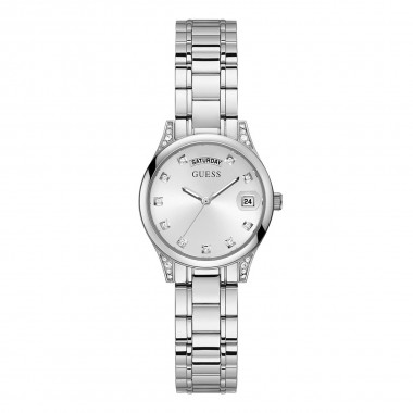 GUESS MINI AURA ΡΟΛΟΙ ΜΠΑΤΑΡΙΑΣ ΜΕ ΚΡΥΣΤΑΛΛΑ GW0385L1