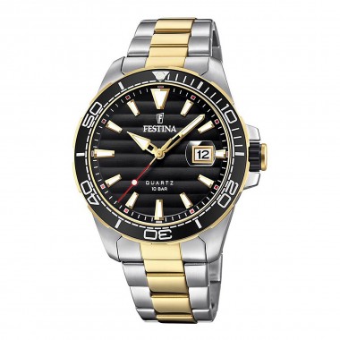 FESTINA PRESTIGE ΡΟΛΟΙ ΜΠΑΤΑΡΙΑΣ ΜΕ ΜΕΤΑΛΛΙΚΟ ΜΠΡΑΣΕΛΕ F20362/2