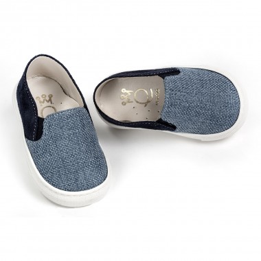 Ever Kid Βαπτιστικά Slip On Μπλε A423M