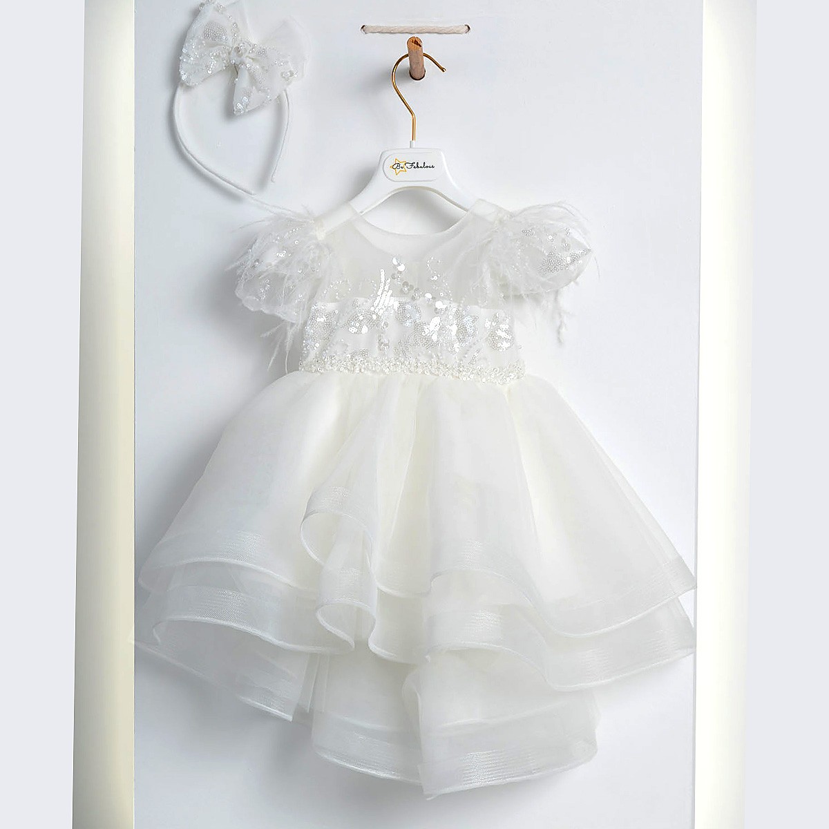 Βαπτιστικό φόρεμα Be Fabulous Jovanna Ivory
