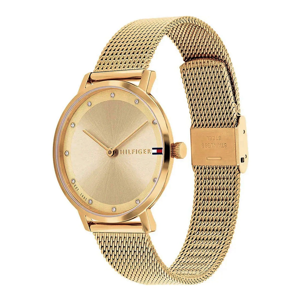 Tommy Hilfiger Pippa Ρολόι Μπαταρίας με Μπρασελέ Mesh Band Κωδ: 1782728