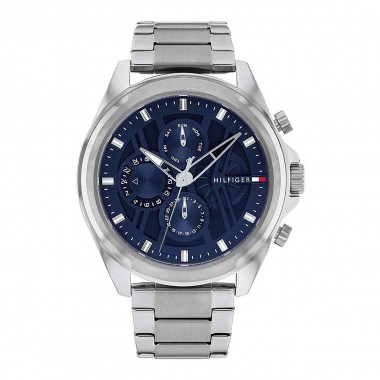 Tommy Hilfiger Jax Multifunction Ρολόι Μπαταρίας με Μεταλλικό Μπρασελέ Κωδ: 1710656