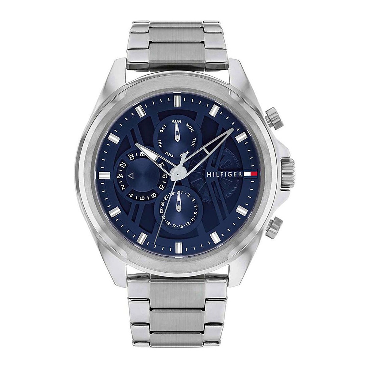 Tommy Hilfiger Jax Multifunction Ρολόι Μπαταρίας με Μεταλλικό Μπρασελέ Κωδ: 1710656