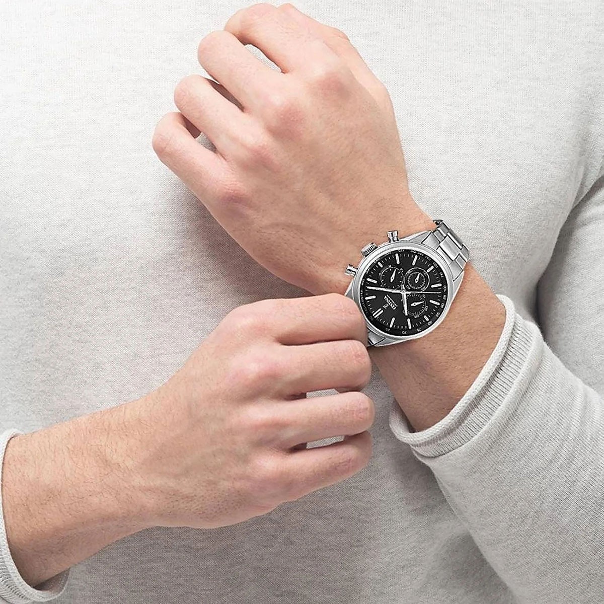 FESTINA Chronograph Ρολόι Χρονογράφος με Μεταλλικό Μπρασελέ Κωδ: F16820/4