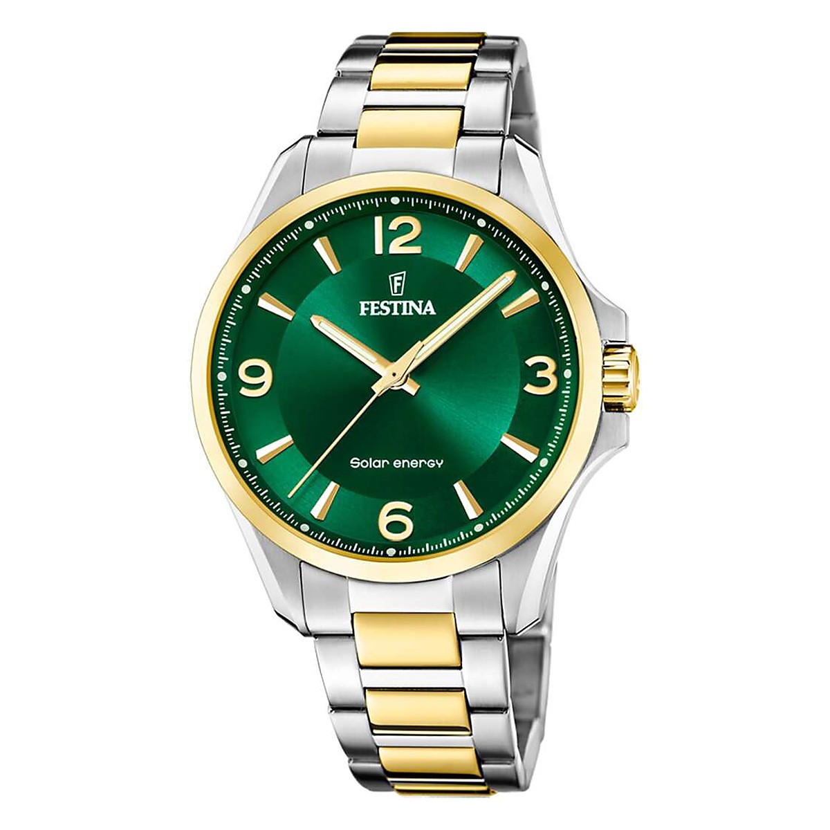 FESTINA Solar Energy Ρολόι με Δίχρωμο Μπρασελέ Κωδ: F20657/3