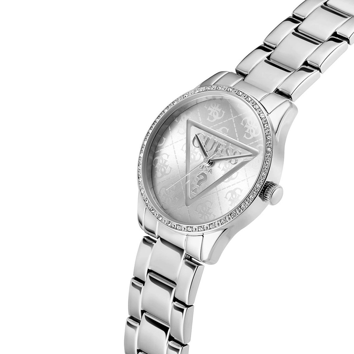 GUESS Roxy Crystals Ρολόι Μπαταρίας με Κρύσταλλα Κωδ: GW0987L1