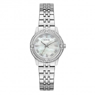 GUESS Colette Crystals Ρολόι Μπαταρίας με Κρύσταλλα Κωδ: GW1027L1