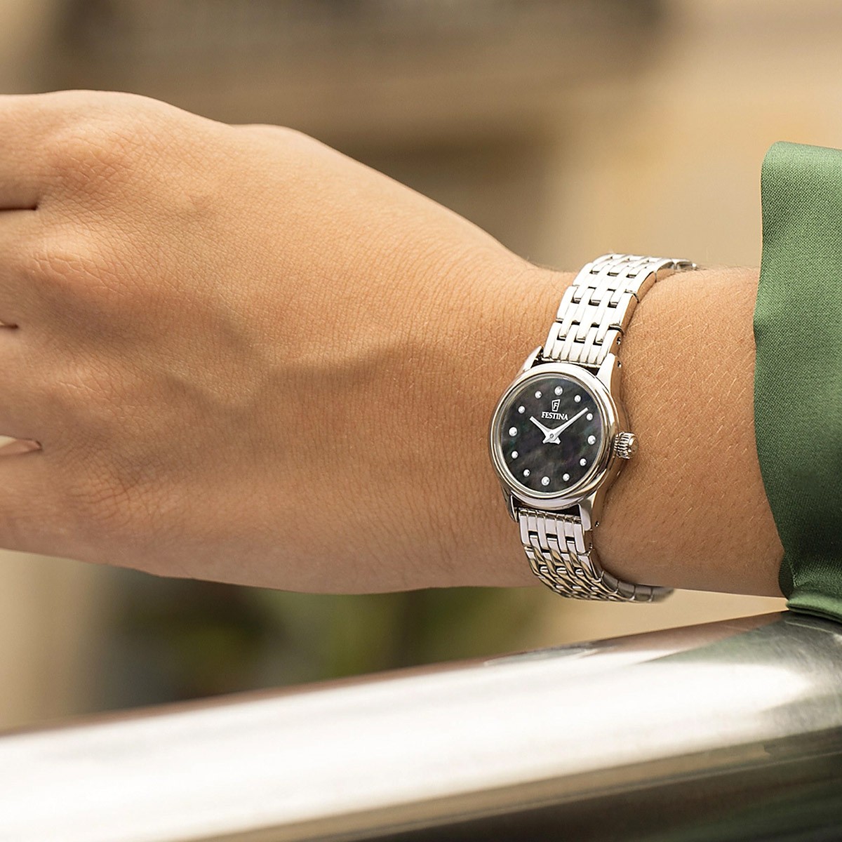 Festina Mademoiselle Ρολόι Μπαταρίας με Μεταλλικό Μπρασελέ F20749/6