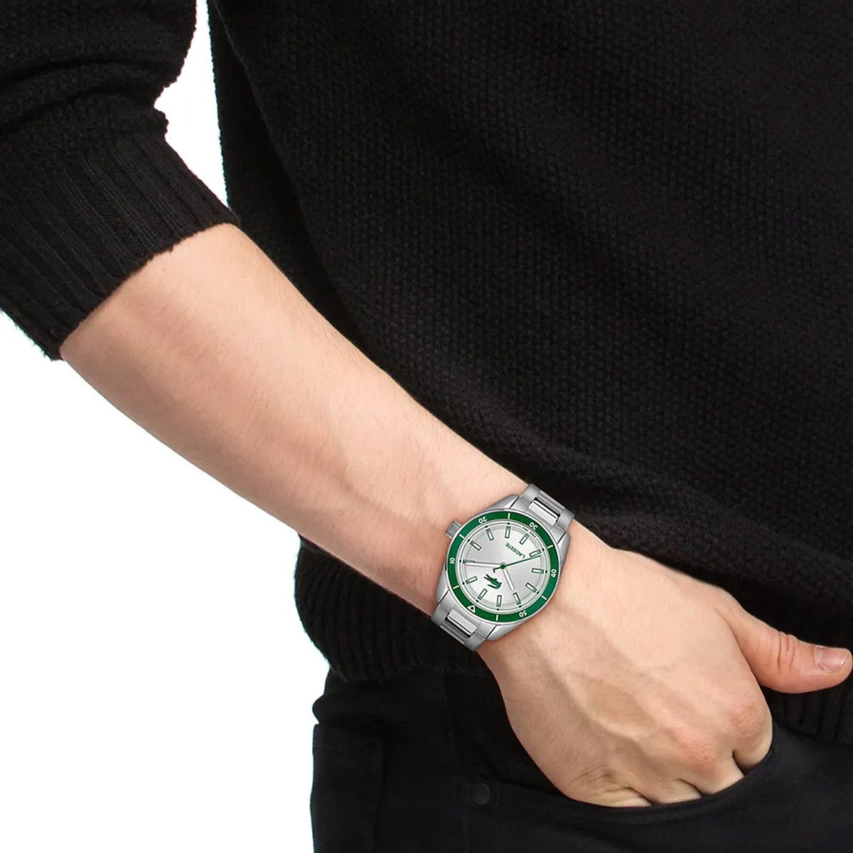 Lacoste Boston Ρολόι Μπαταρίας με Μεταλλικό Μπρασελέ Κωδ: 2011487