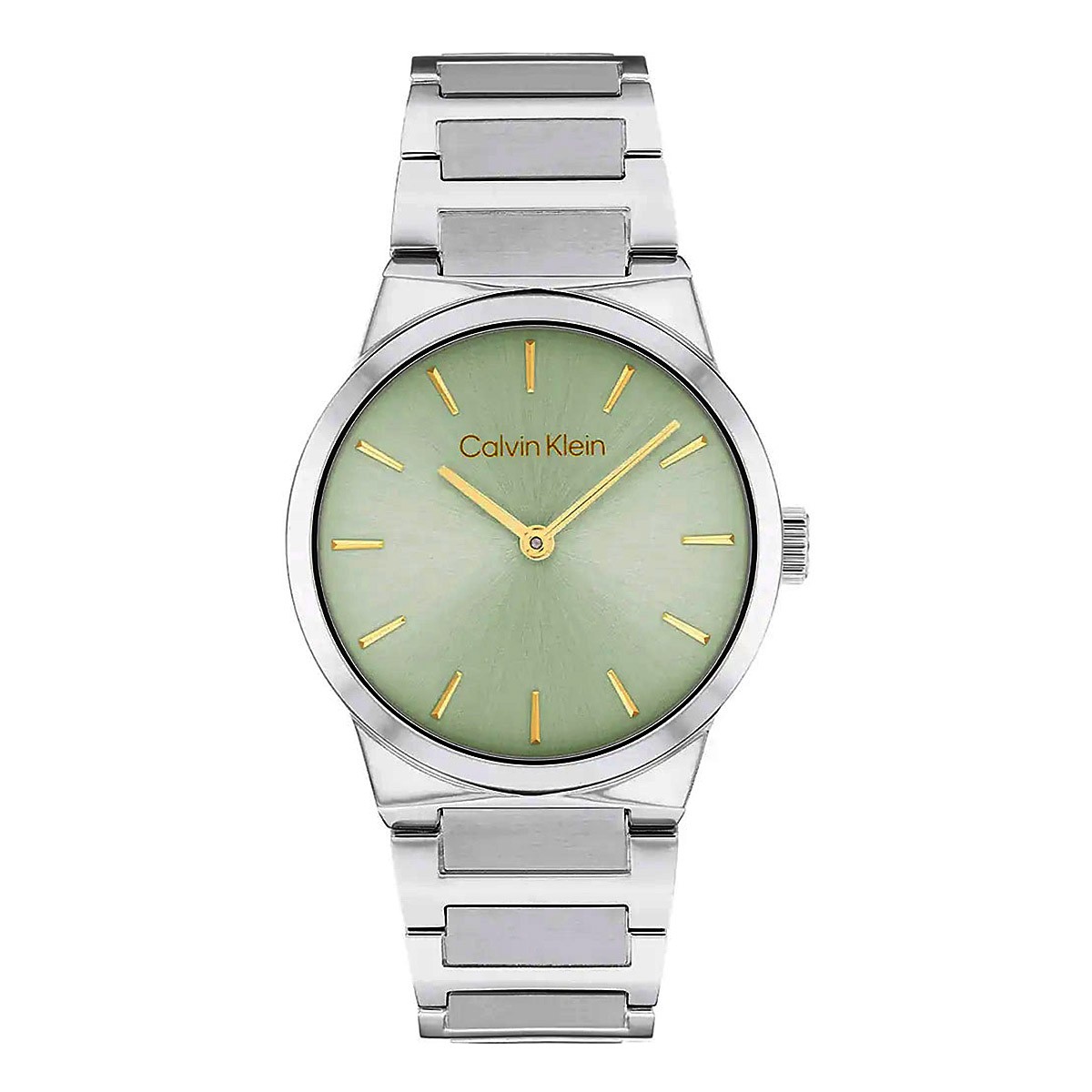 CALVIN KLEIN Linear Elegance Ρολόι Μπαταρίας με Μεταλλικό Μπρασελέ Κωδ: 25100080