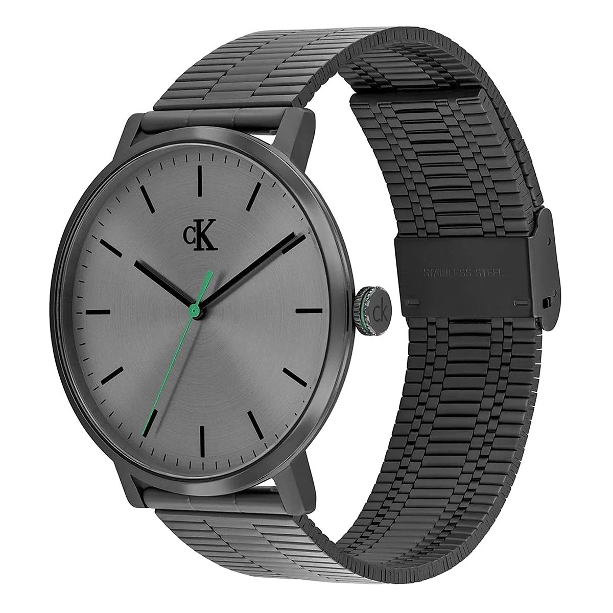 Calvin Klein Real Ρολόι Μπαταρίας με Μεταλλικό Μπρασελέ Κωδ: 25200551