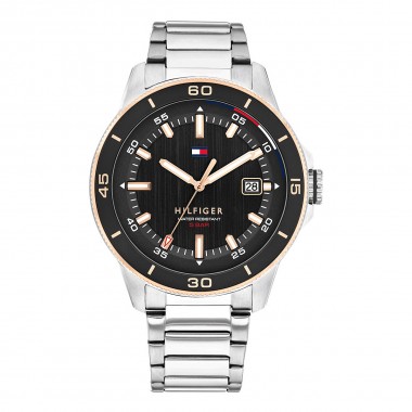 TOMMY HILFIGER Remy Ρολόι Μπαταρίας με Μεταλλικό Μπρασελέ Κωδ: 1792228