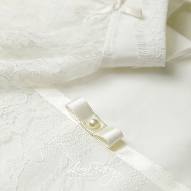 Βαπτιστικά Λαδόπανα Lina Baby Βεατρίκη Κωδ: 1573 Εκρού