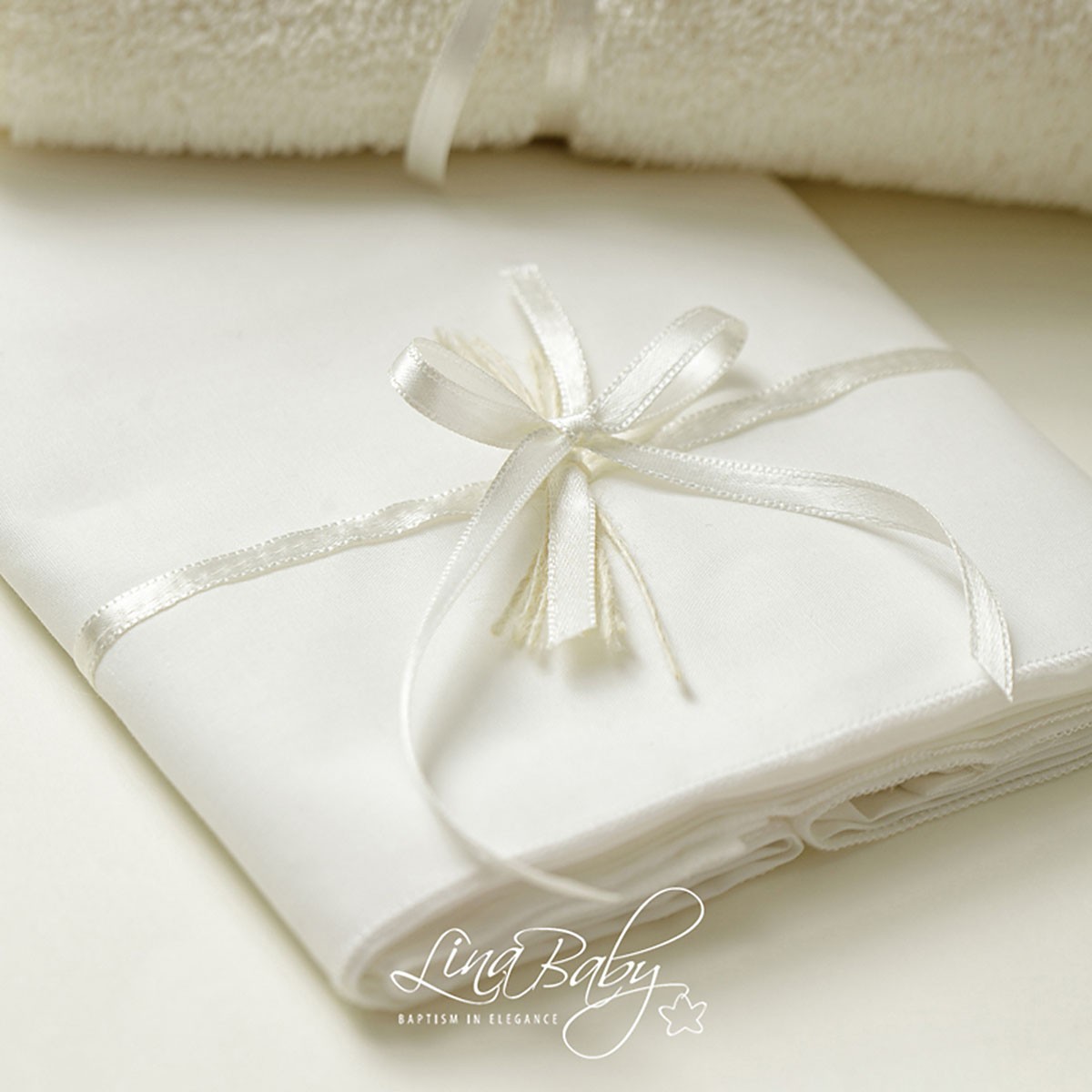 Βαπτιστικά Λαδόπανα Lina Baby Simple & Elegant Κωδ: 136 Εκρού
