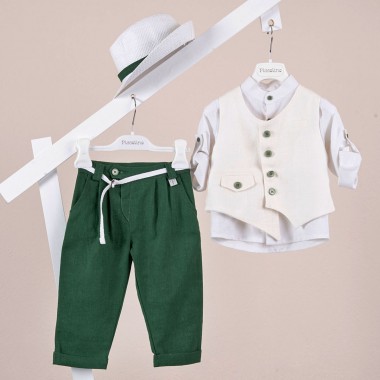Βαπτιστικό κοστούμι Piccolino Thomas σε χρώμα Green