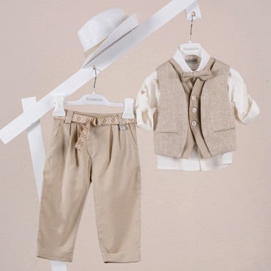 Κοστούμι  Piccolino Alessio σε χρώμα Beige