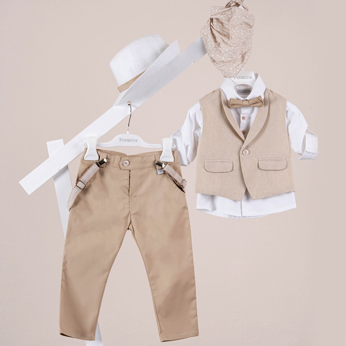Κοστούμι  Piccolino Nico σε χρώμα Beige