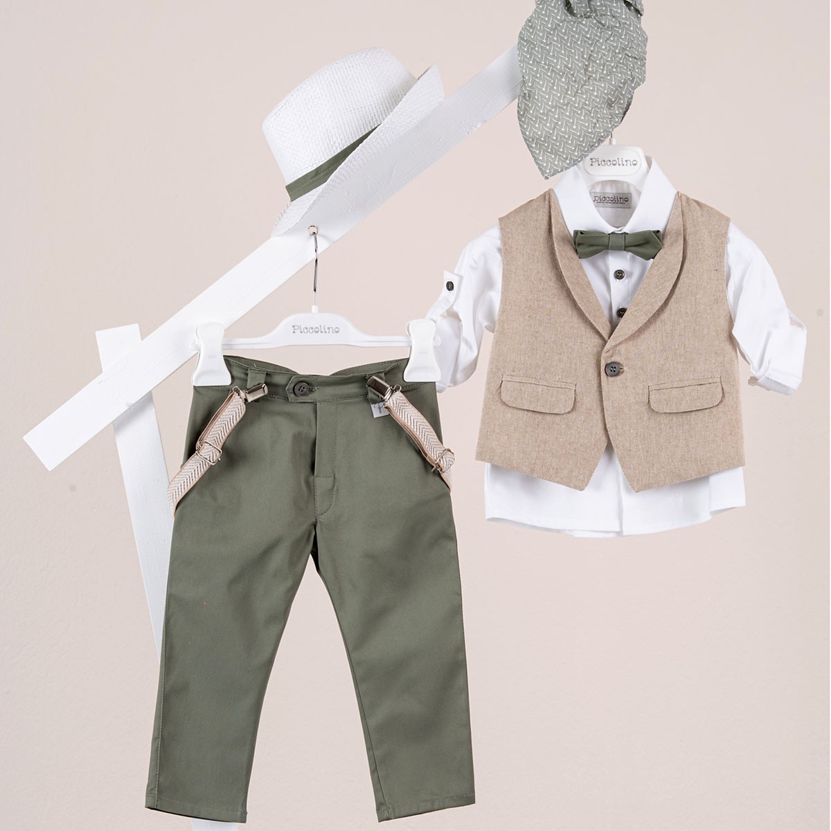 Κοστούμι  Piccolino Nico σε χρώμα Olive
