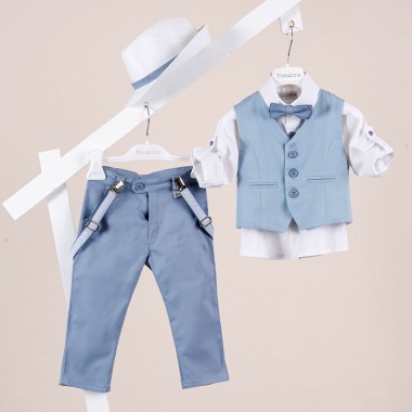 Κοστούμι  Piccolino Stefano σε χρώμα Light blue