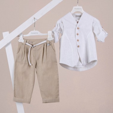 Κοστούμι  Piccolino Hector σε χρώμα Beige