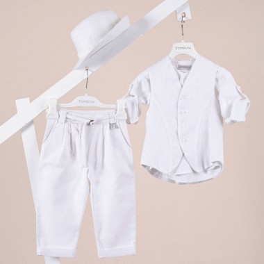 Κοστούμι  Piccolino Hector σε χρώμα white