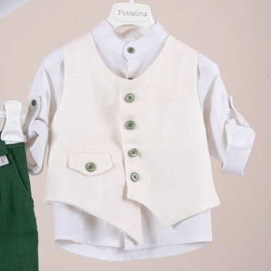 Βαπτιστικό κοστούμι Piccolino Thomas σε χρώμα Green
