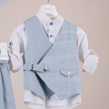 Βαπτιστικό κοστούμι Piccolino Jose σε χρώμα Light blue