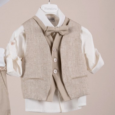 Κοστούμι  Piccolino Alessio σε χρώμα Beige