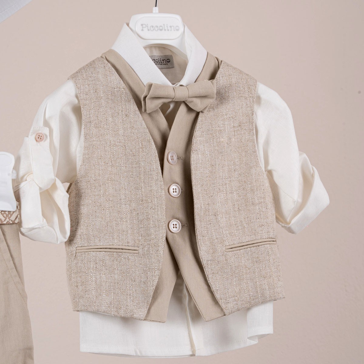 Κοστούμι  Piccolino Alessio σε χρώμα Beige
