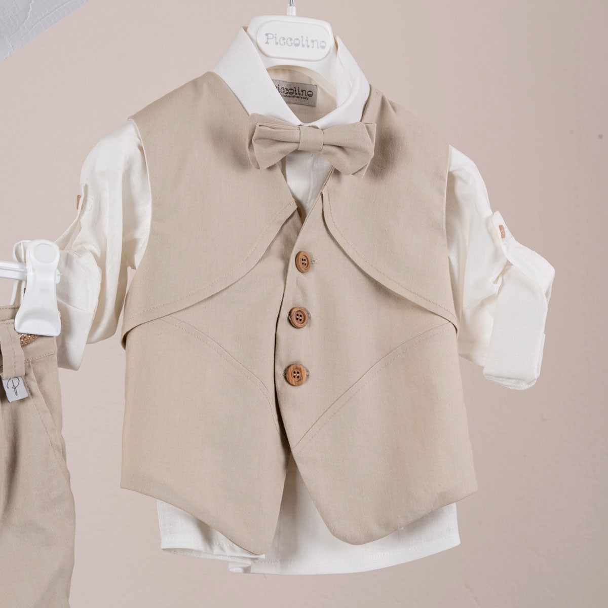 Κοστούμι  Piccolino Riccardo σε χρώμα Beige