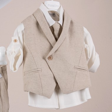 Κοστούμι  Piccolino Enzo σε χρώμα Beige