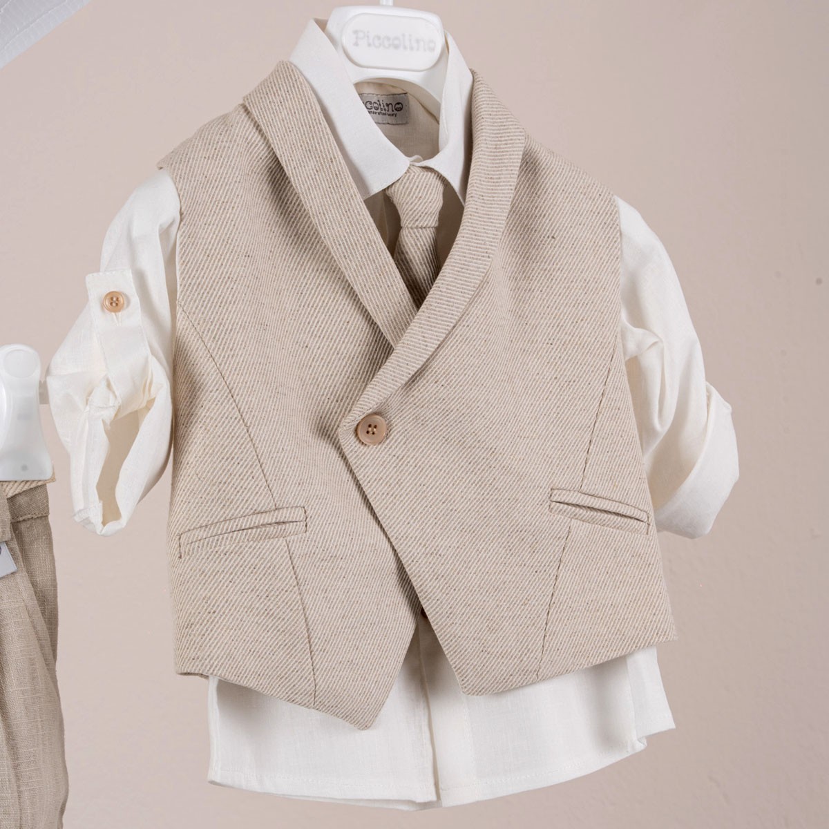 Κοστούμι  Piccolino Enzo σε χρώμα Beige