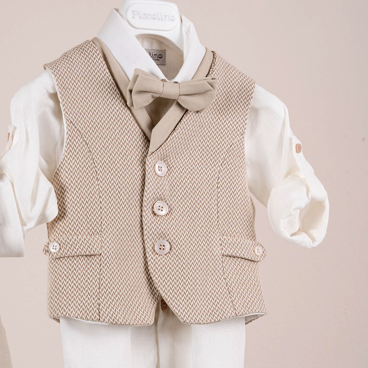 Κοστούμι  Piccolino Giulio σε χρώμα Beige