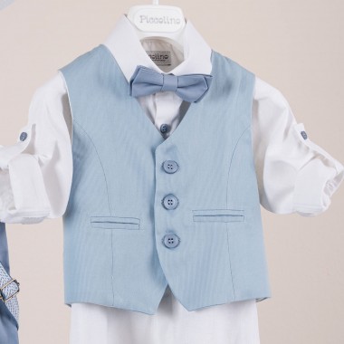 Κοστούμι  Piccolino Stefano σε χρώμα Light blue