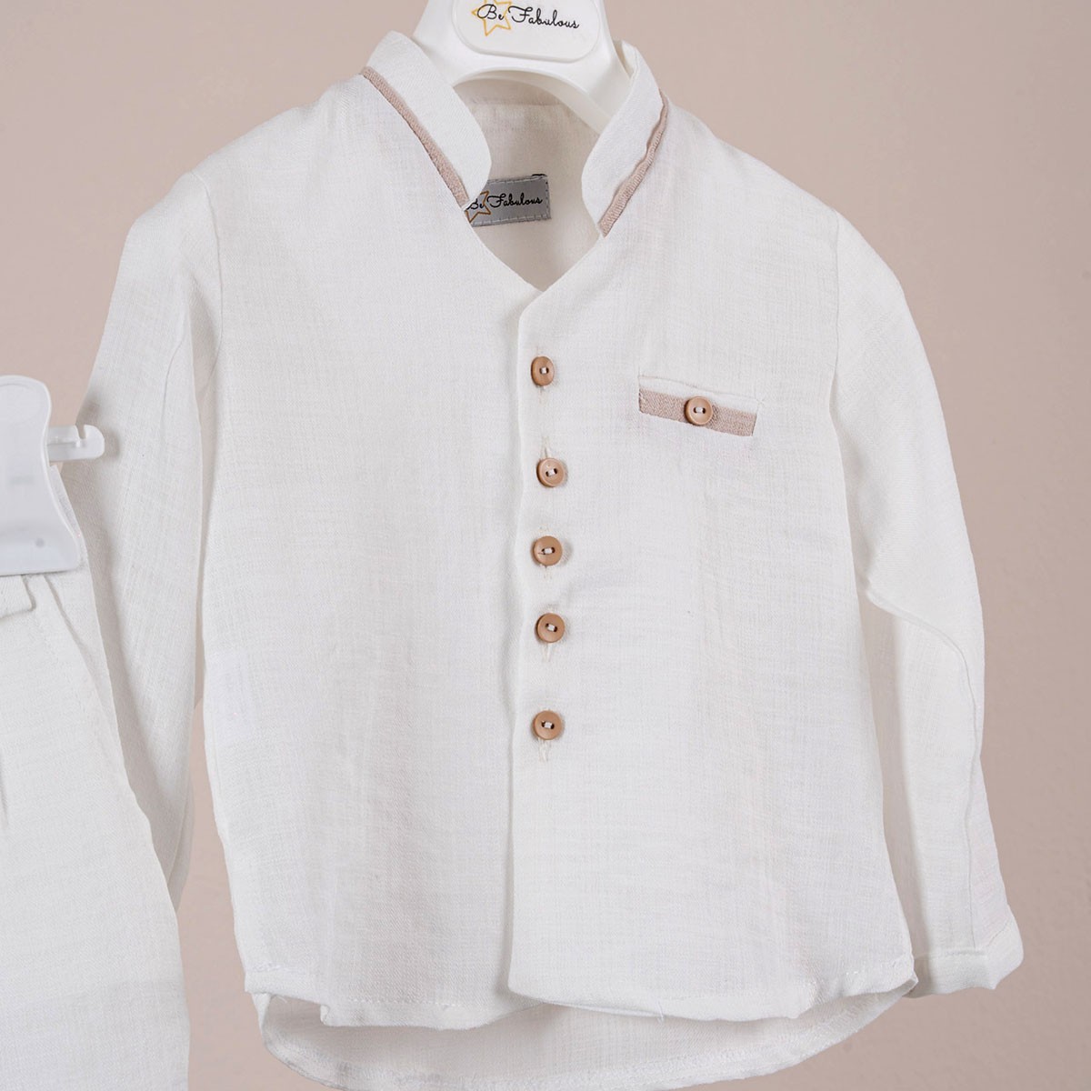 Κοστούμι  Piccolino Parker σε χρώμα Off white