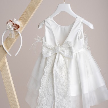 Βαπτιστικό φόρεμα Piccolino Tiffany Ivory