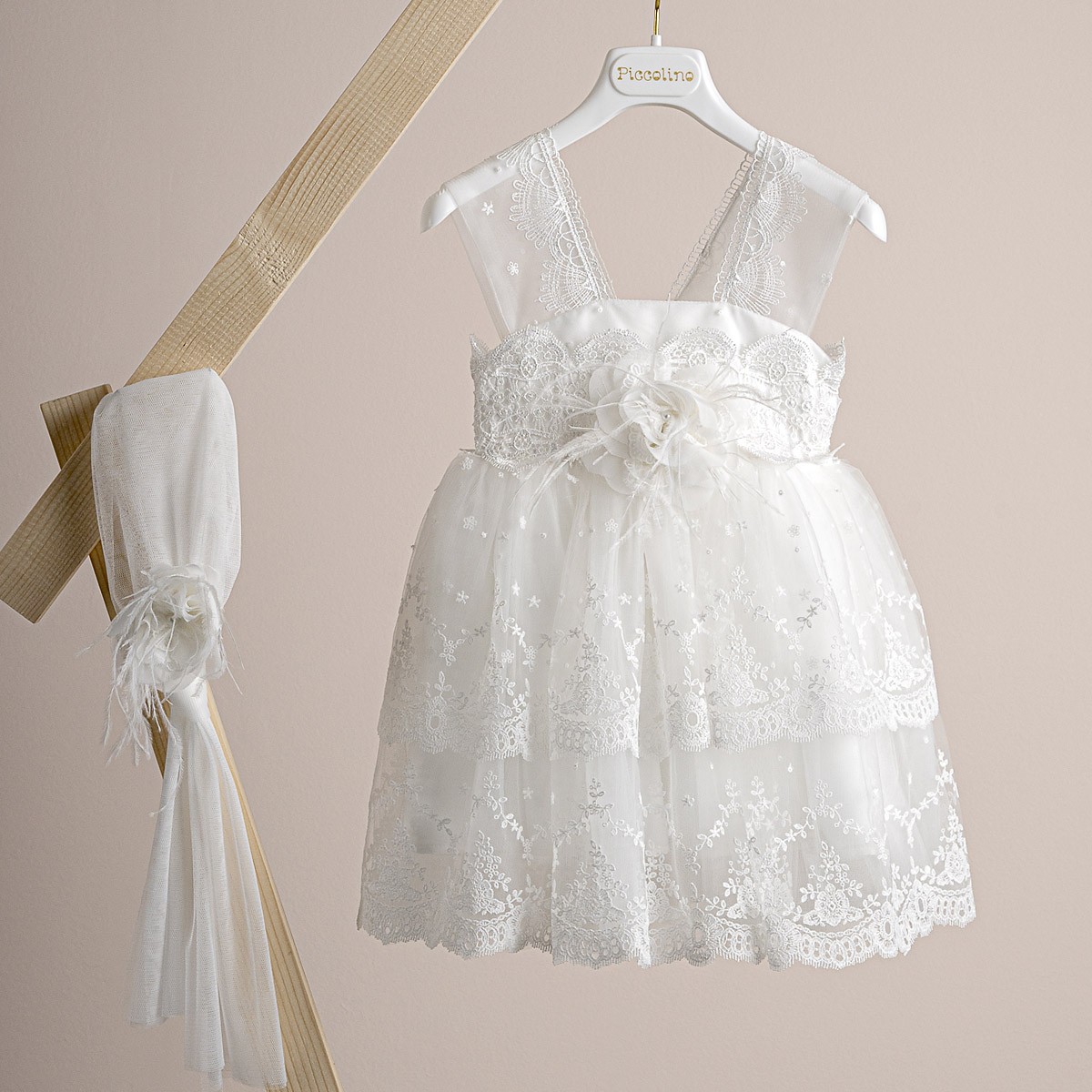 Βαπτιστικό φόρεμα Piccolino Estelle Ivory