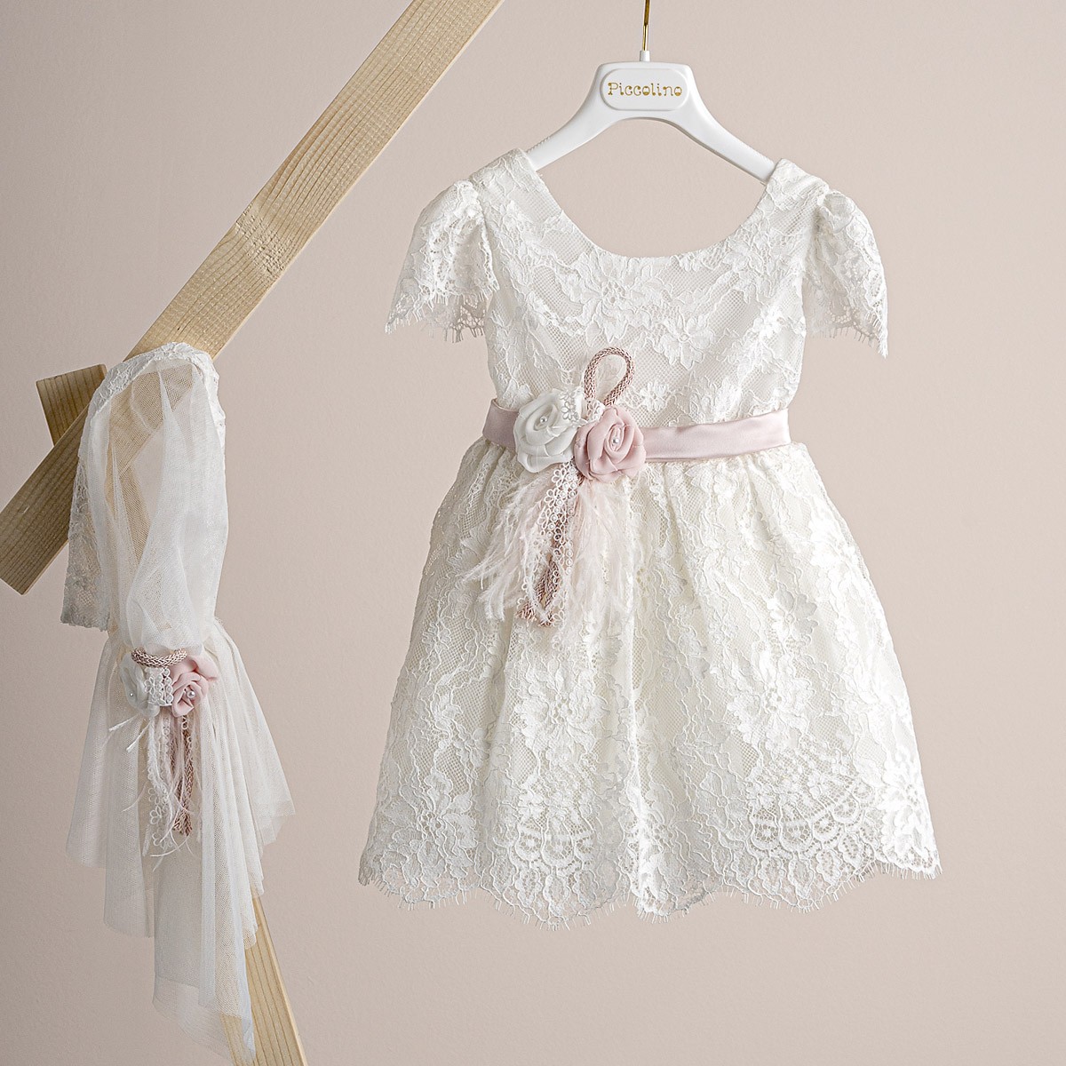 Βαπτιστικό φόρεμα Piccolino Florence Ivory 