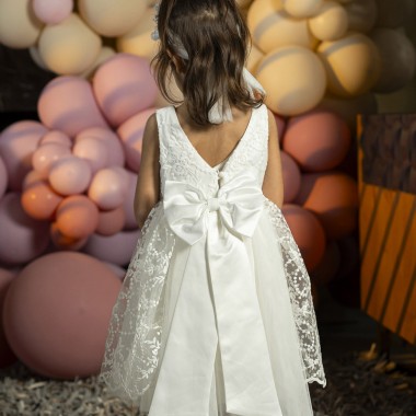 Βαπτιστικό φόρεμα Piccolino Michele Ivory 