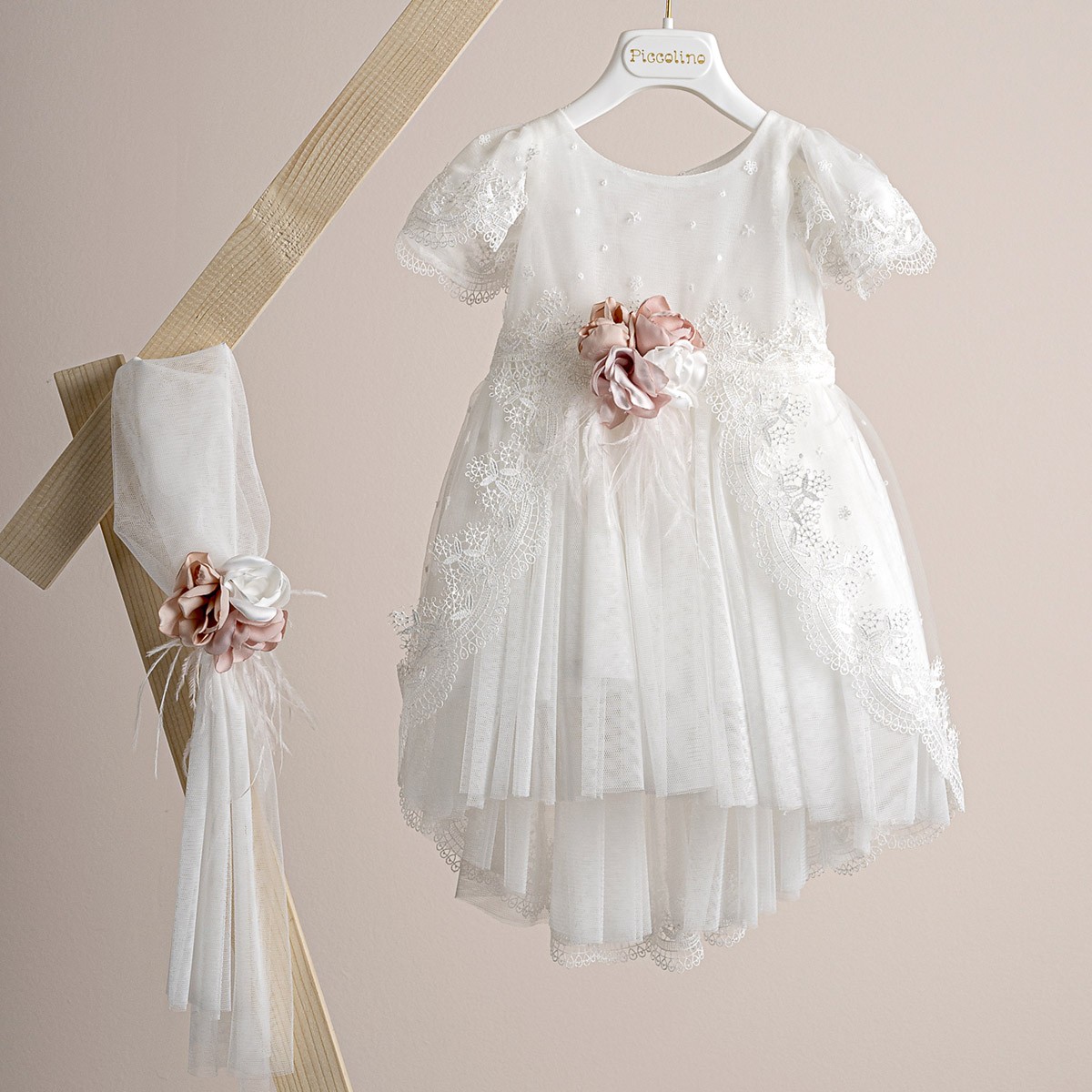 Βαπτιστικό φόρεμα Piccolino Lucile Ivory 