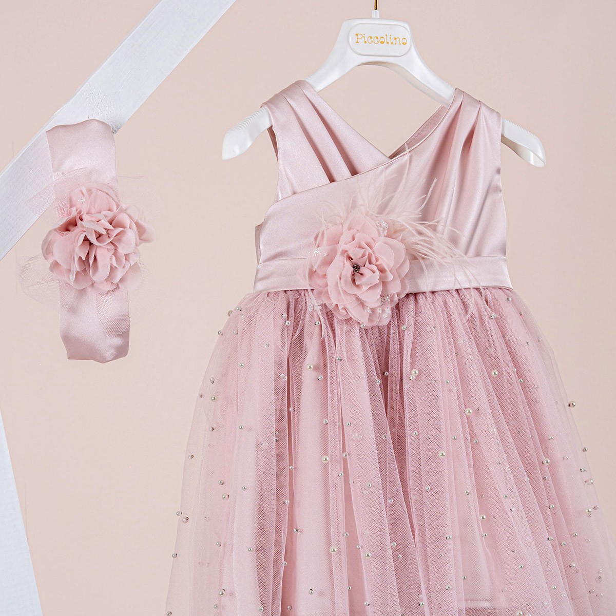 Βαπτιστικό φόρεμα Piccolino Zoe Pink