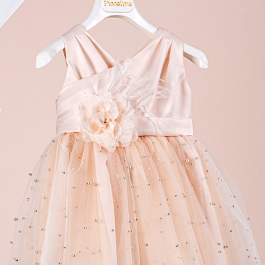 Βαπτιστικό φόρεμα Piccolino Zoe Peach