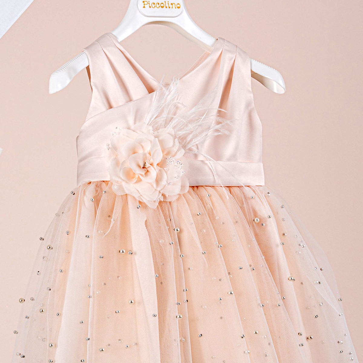Βαπτιστικό φόρεμα Piccolino Zoe Peach