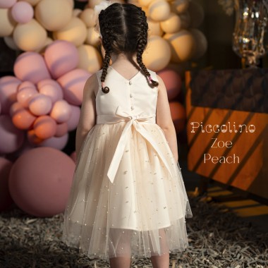 Βαπτιστικό φόρεμα Piccolino Zoe Peach