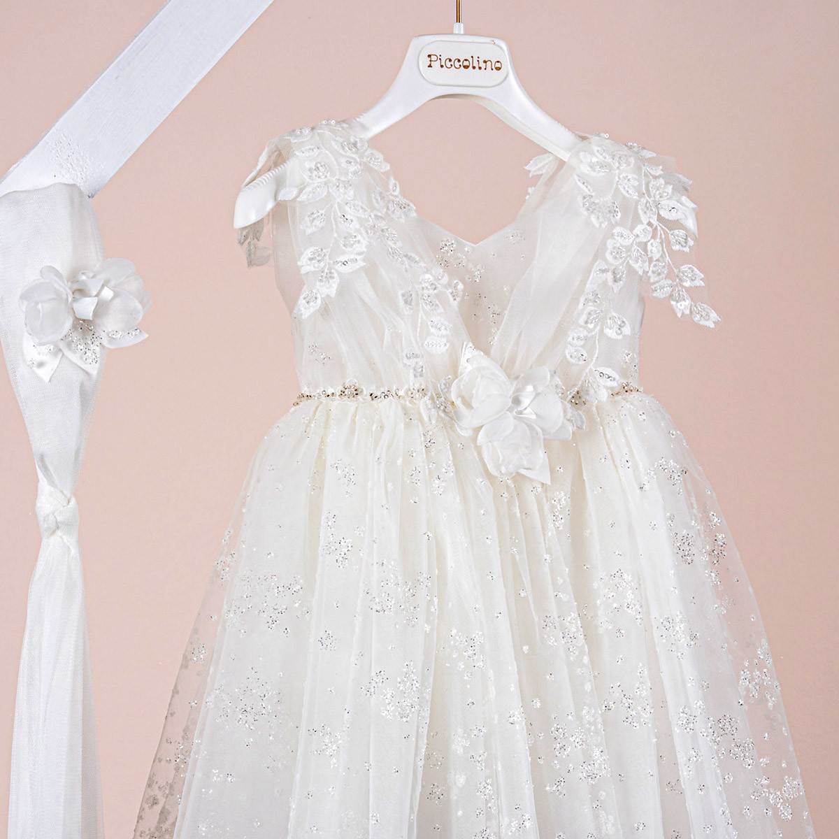 Βαπτιστικό φόρεμα Piccolino Filomena Ivory