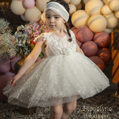 Βαπτιστικό φόρεμα Piccolino Filomena Ivory