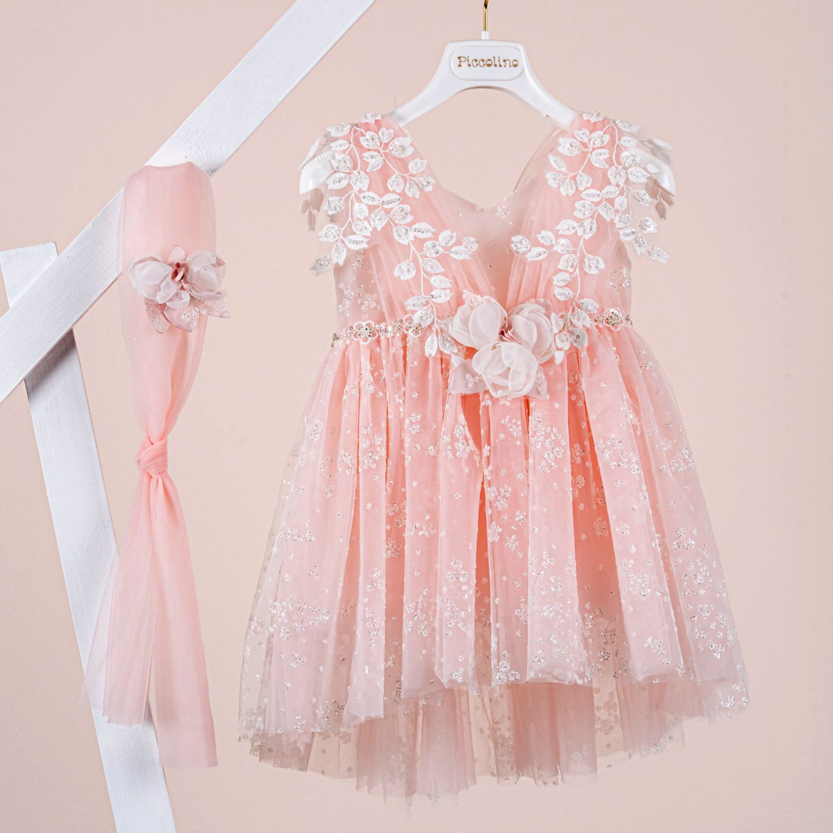 Βαπτιστικό φόρεμα Piccolino Filomena Pink